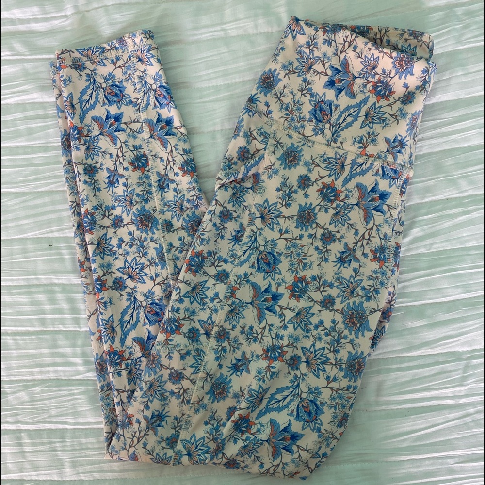 Pink Floral Leggings